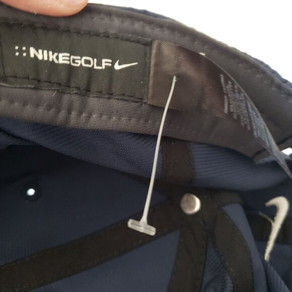 NIKE Golf UVA Cavaliers Unisex Adjustable Back Strap Navy Blue Baseball Cap - Picture 8 of 14